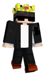 DevLoves's Minecraft skin wearing the 15th Anniversary cape