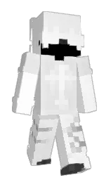white and gallery Minecraft skin — Slim model