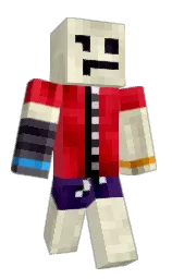 black and scotch mist Minecraft skin — Slim model