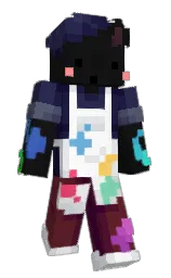 Artyic's Minecraft skin wearing the Copper cape