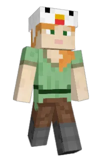 Front of Wioh's skin