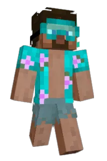 beachgoer Minecraft avatar full body