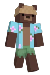 bearcrawl Minecraft avatar full body