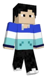 zinnwaldite and bermuda Minecraft skin — Classic model — first worn by LUCAS_DINO