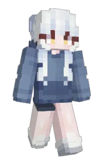 Front of CheeseMew's skin
