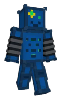 Front of 1head's skin