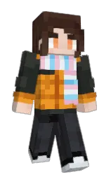 heavy metal and saddle Minecraft skin — Slim model — first worn by Yourdeath06