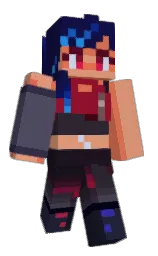 bunting and terracotta Minecraft skin — Slim model