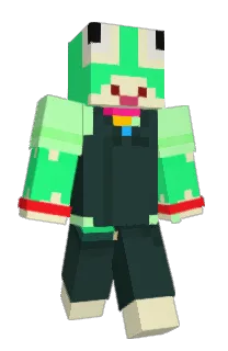 Front of Froglime's skin