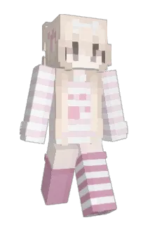 bed Minecraft avatar full body