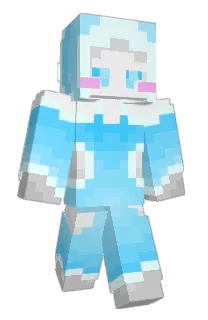 Front of AneCuB's skin