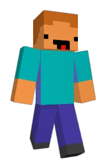 bedpost Minecraft avatar full body