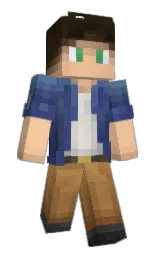 Ritcheur's Minecraft skin wearing the 15th Anniversary cape