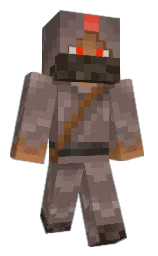DomWaldrom's Minecraft skin wearing the Vanilla cape