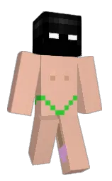zinnwaldite and black Minecraft skin — Classic model