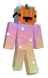 black and calico Minecraft skin — Classic model — first worn by DeoxxKK