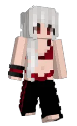 kiwibye's Minecraft skin wearing the Purple Heart cape