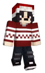 thunder and white Minecraft skin — Classic model