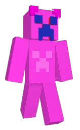 razzle dazzle rose and purple pizzazz Minecraft skin — Classic model