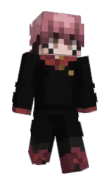 Centorid's Minecraft skin wearing the Purple Heart cape