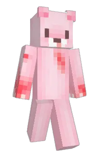 Front of ectary's skin