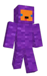 amethyst and purple heart Minecraft skin — Slim model