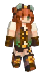 saddle and korma Minecraft skin — Slim model — first worn by Ruriana