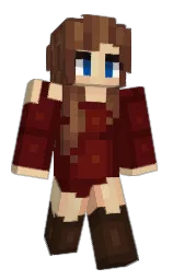 maroon oak and irish coffee Minecraft skin — Slim model