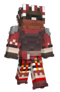 Front of Quandingle's skin