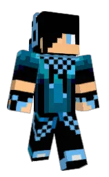 black and malibu Minecraft skin — Classic model