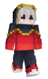 SM7's Minecraft skin wearing the Migrator cape