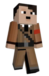 Front of Plattzy's skin