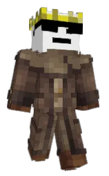 black haze and tobacco brown Minecraft skin — Slim model