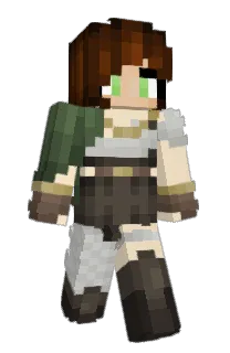 Front of AloeChloe's skin