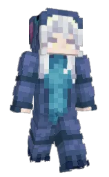 kashmir blue and east bay Minecraft skin — Slim model