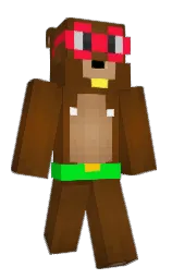 forced_obedience's Minecraft skin wearing the Pan cape