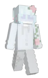 catskill white and iron Minecraft skin — Slim model — first worn by snowyshoki