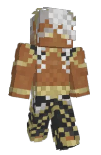 Front of Kibonex's skin