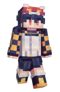 Front of duh's skin