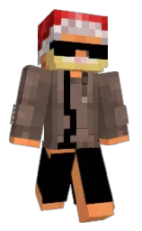 black and russett Minecraft skin — Classic model