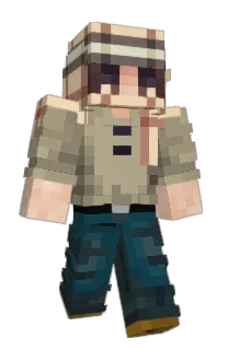 Front of Detalor's skin