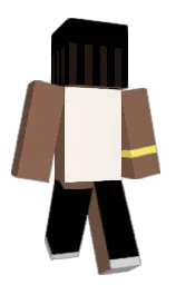 leather and black Minecraft skin — Slim model — first worn by AdI22Mezme