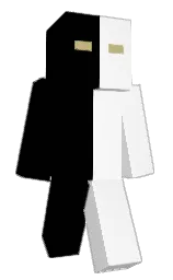 BlackIW's Minecraft skin wearing the Pan cape