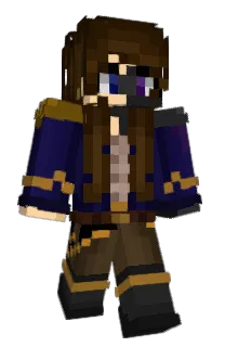 Front of BlueCaptain's skin