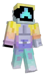 black and snuff Minecraft skin — Slim model — first worn by Cannoonz