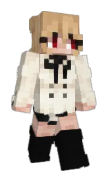 merino and parchment Minecraft skin — Slim model — first worn by MissArcueid