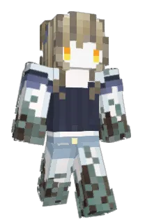 Front of kachimochi's skin