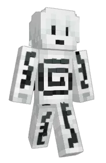 Front of Ertikk's skin