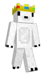 white and alabaster Minecraft skin — Slim model