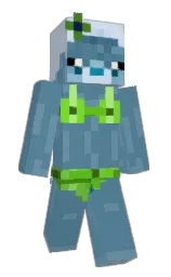 IcicleVR's Minecraft skin wearing the Pan cape